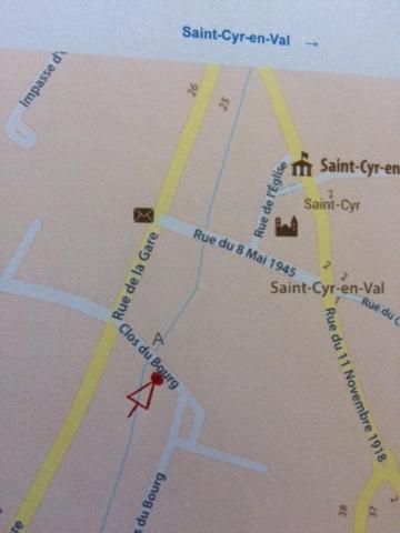 مبيت وإفطار Saint-Cyr-en-Val Clos Du Bourg المظهر الخارجي الصورة